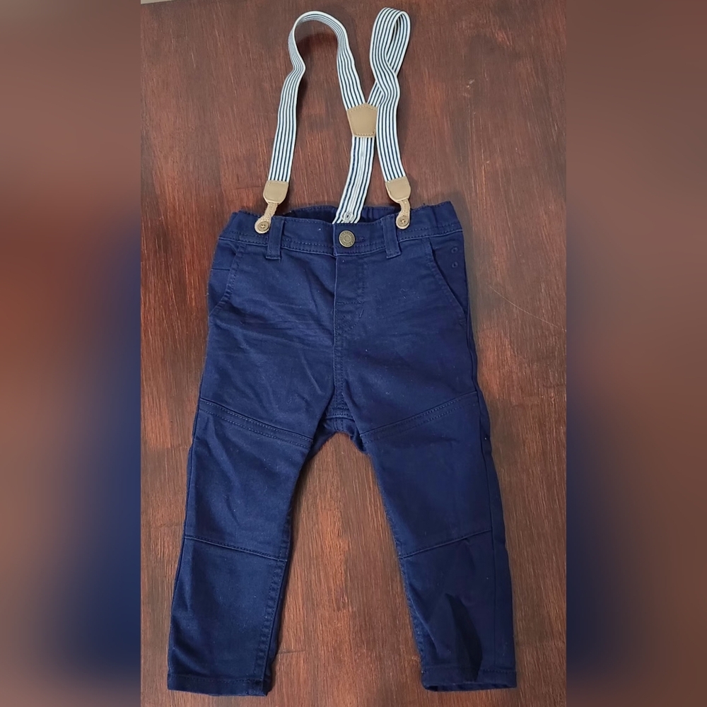 Infant H&M Pants With Suspenders